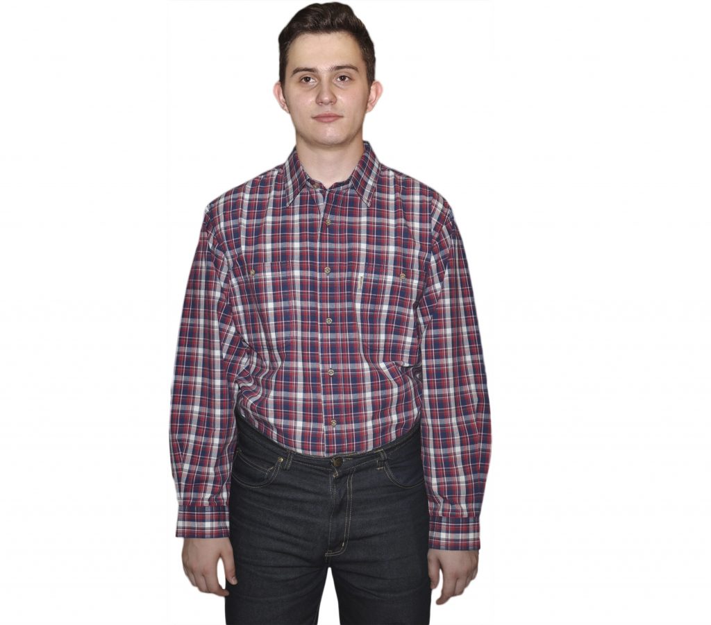 В интернете магазин-Джинсовая-одежда-Sookhov.A. Фото-джинсовой-рубашки.
