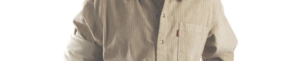 Утепленная рубашка бежевый вельвет  на флисе. Модель  от 48-50