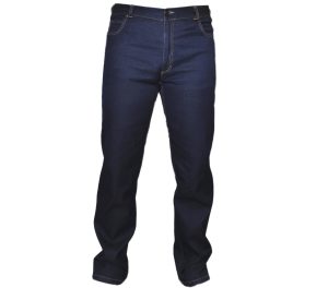 Мужские джинсы темно-синего цвета из тонкого материала