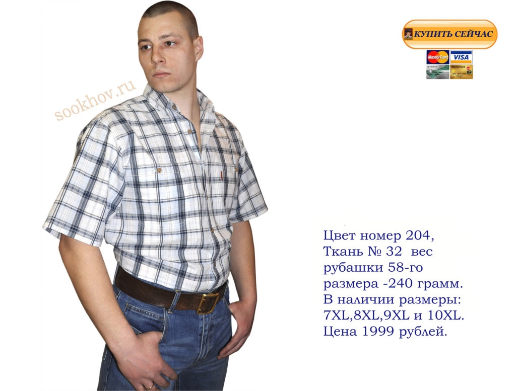 Мужские-сорочки-с-66(7XL)-размера-купить-Москве-недорого-отличного-качества,хлопок-большой-выбор-клетки,полоски,однотонные. Рубашки-мужские-свободного-покроя. Фото.